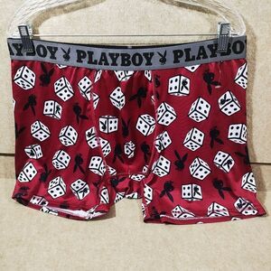 PLAYBOY Boxer Brief Dice Pattern #J
